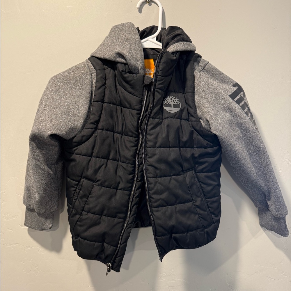 Timberland Black Quilted Jacket